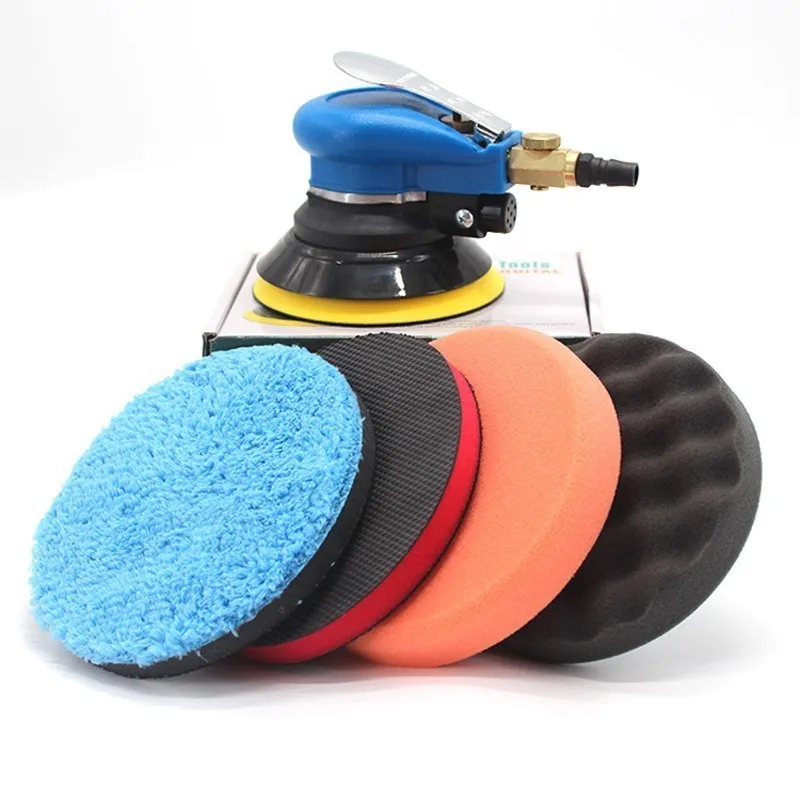 

Pneumatic Waxing Machine 5 Inches Pneumatic Eccentric Polishing Machine Scratches Repair Paint Surface Grinding Sealing Glaze