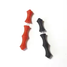 Тетива палец охранные предметы черный и красный Обложка Охота Силиконовые серьги мишень для стрельбы из лука Шестерни Охота