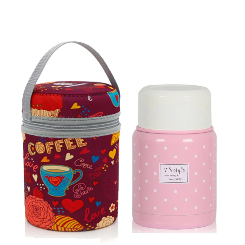 350ml 304 Stainless Steel Thermos Thermal Lunch Box Children Termos