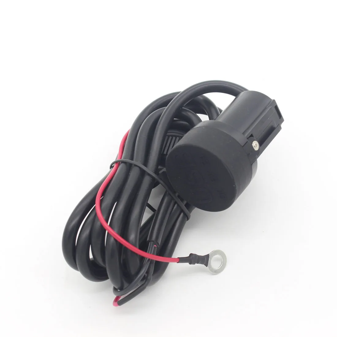 

Motorcycle Car Charge 12V Round Dual USB Port Power Socket Mobile Phone GPS Car Charger for Smartphone Android Moto Accessories