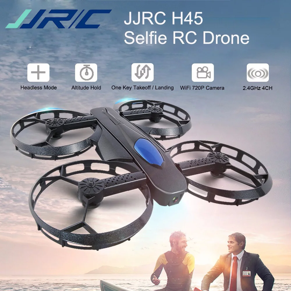 

Original JJRC H45 RC Selfie Drone WIFI FPV With 720P HD Camera High Hold Mode Foldable Arm RC Quadcopter Kids Outdoor Toys