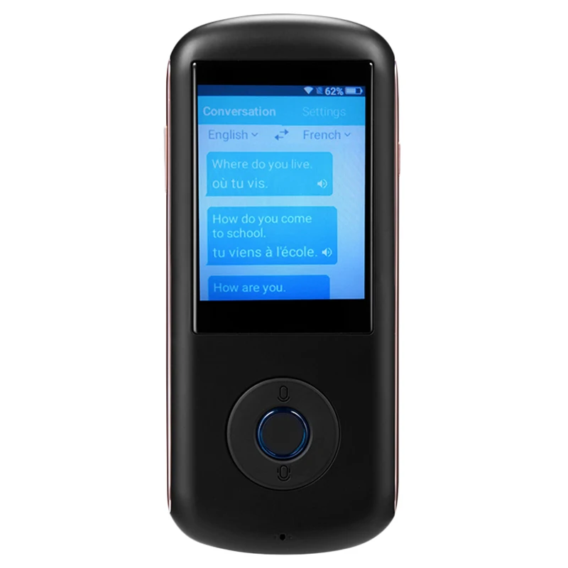 

Smart Voice Language Translator Device,Real-Time Two-Way Foreign Speech/Text Wifi&4G 2.4 Inch Ips Screen