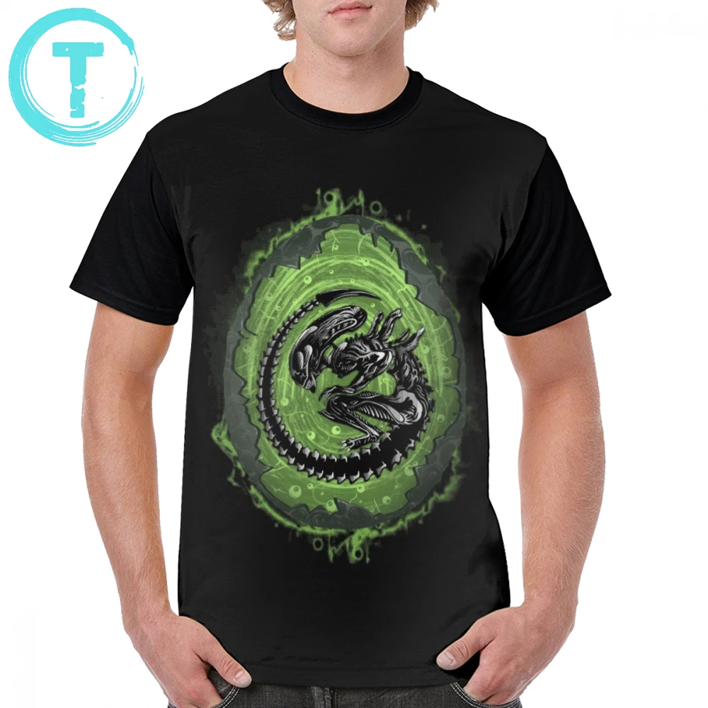 

Prometheus T Shirt Alien Incubation T-Shirt Oversized 100 Polyester Graphic Tee Shirt Graphic Short Sleeve Man Funny Tshirt