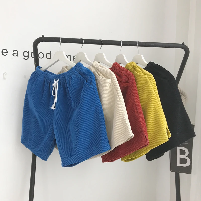 Весна и лето Новая Популярная Корейская версия пары повседневные мужские высококачественные модные однотонные креативные пляжные брюки
