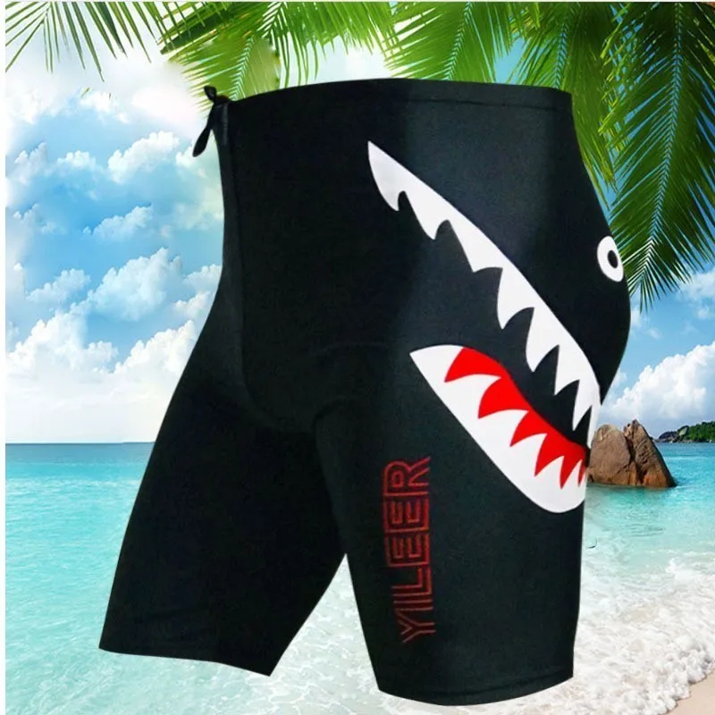 

2019 Repellent Men's Long Racing Swimming Shorts Swim Trunks Men Sport Plus Size Swimwear Men's Briefs Swimsuit Male Beachwear