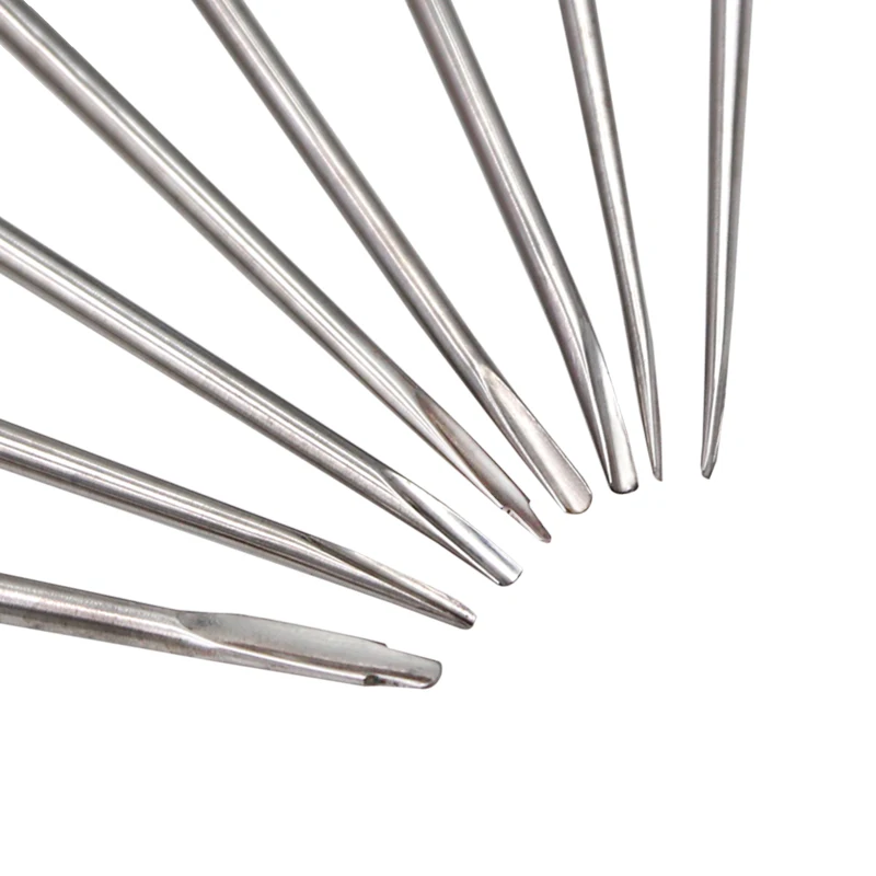 Kopen 8 stuks Dental Chirurgie Extraheren Apical Root Lift Roestvrij Staal met Plastic Handvat Dental Instrument Luxating Lift Lift