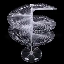 

Nail Art Tips Display Practice Nail Art Material Man Plastic Beauty Nail Art Tips Polish Gel Rotary Practice Display Holder
