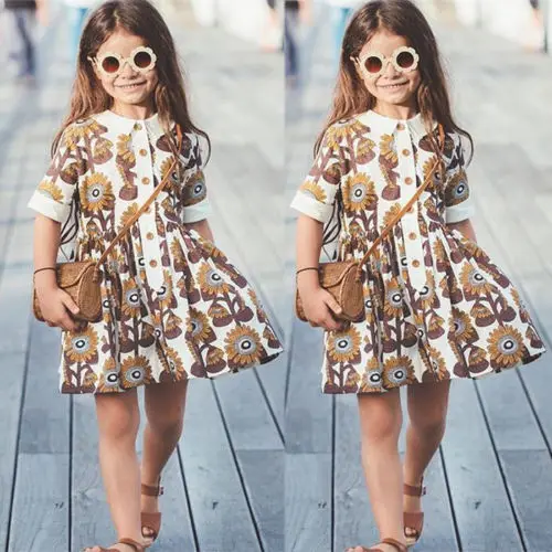 

Flower Girl Princess Dress Kid Baby Party Wedding Pageant Formal Dresses Clothes