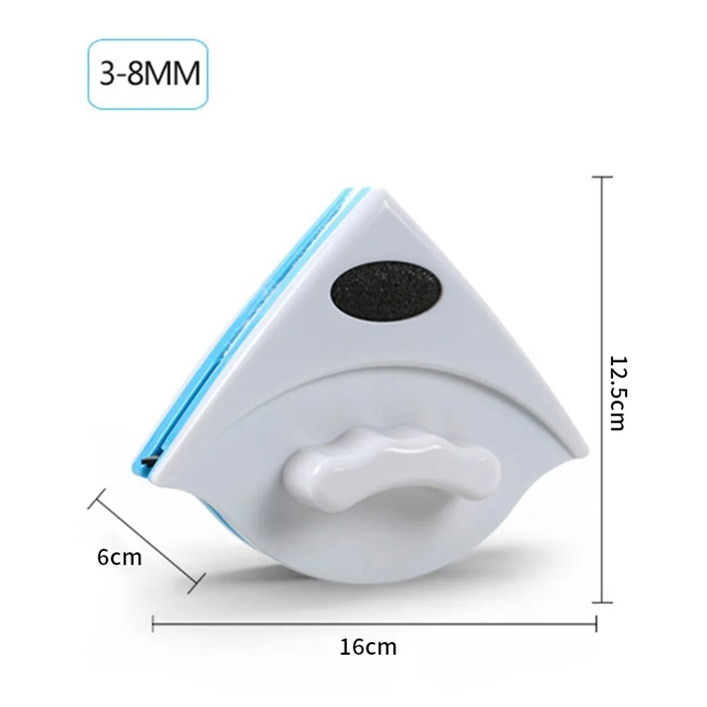 Домашний магнит однослойный стеклоочиститель, щетка с двойной ручкой, домашний очиститель, бытовой инструмент для очистки, полезный двойной боковой