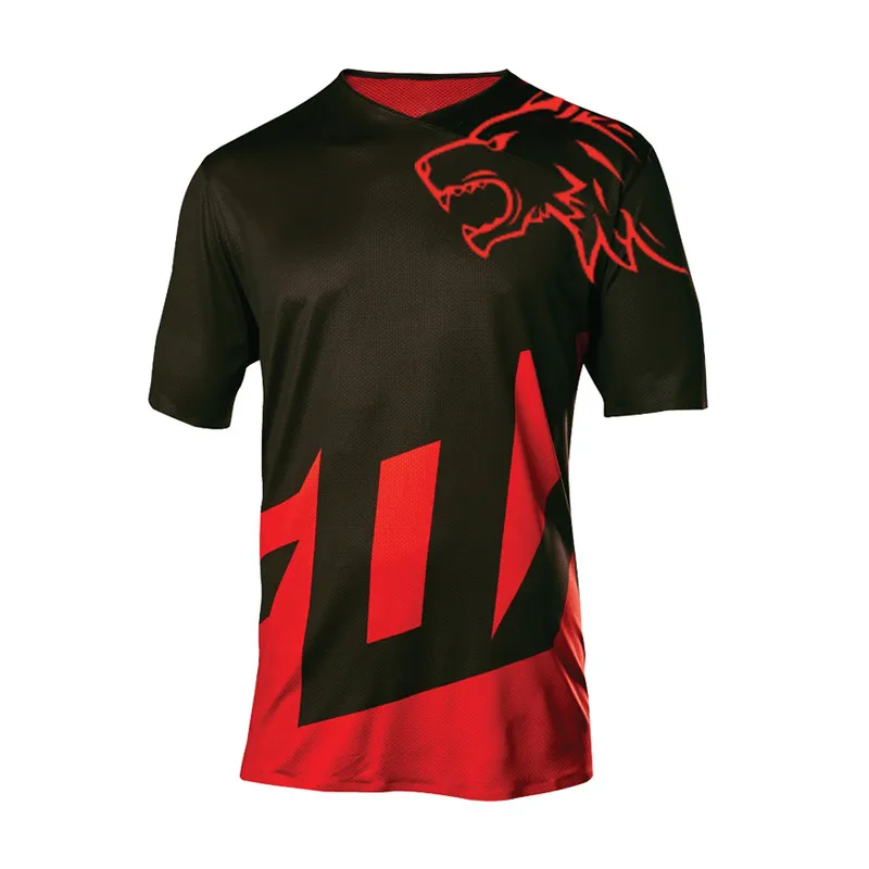 enduro mx motocross racing bike jerseys quick dry downhill clothes summer breathable camiseta dh mtb cycling tshirt