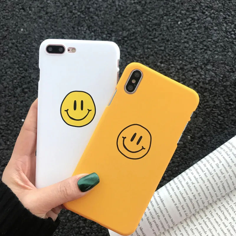 New smiley phone case for iPhone 6 7 8 drop-proof iPhoneX XS XR MaxiPhone 6S 7 8 Plus case Silicone phone case