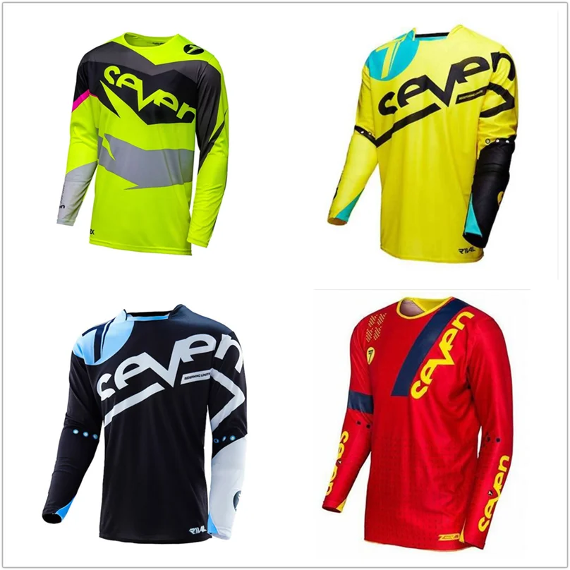 

2018 Seven new style Quick dry 2017 New SEVEN Men DH MX Downhill motocross jersey motorcycle moto long sleeve off-road jersey xs