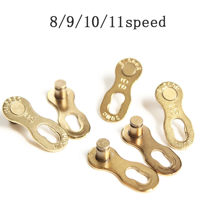 

1pair of Practical Mountain MTB Road Bike Chain Buckle Chain Connector Magic Buckle button6-7-8 9 10 Speed Button Magic Button