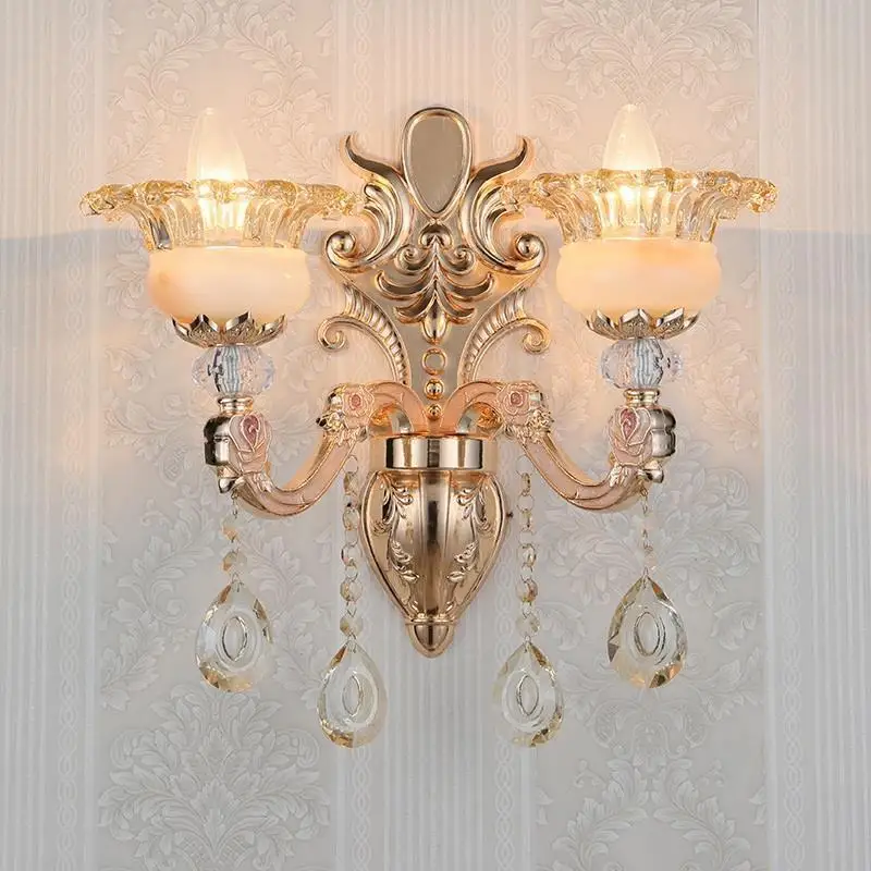 

Home Deco Sconce Lamp Luminaria Bathroom Crystal Applique Murale Lampara De Interior Luminaire Aplique Luz Pared Wall Light
