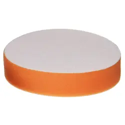 Горячая 2 шт. белый оранжевый губка круглая шлифовальная полировка 125 мм x 25 мм