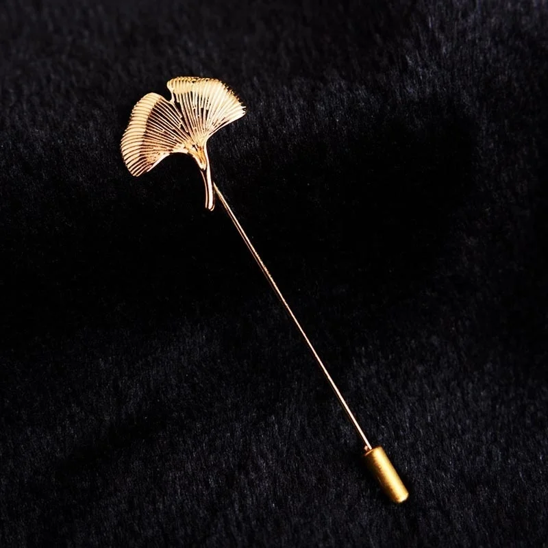 Распродажа милая Женская Брошь и булавка гинкго брошь в виде листьев билоба