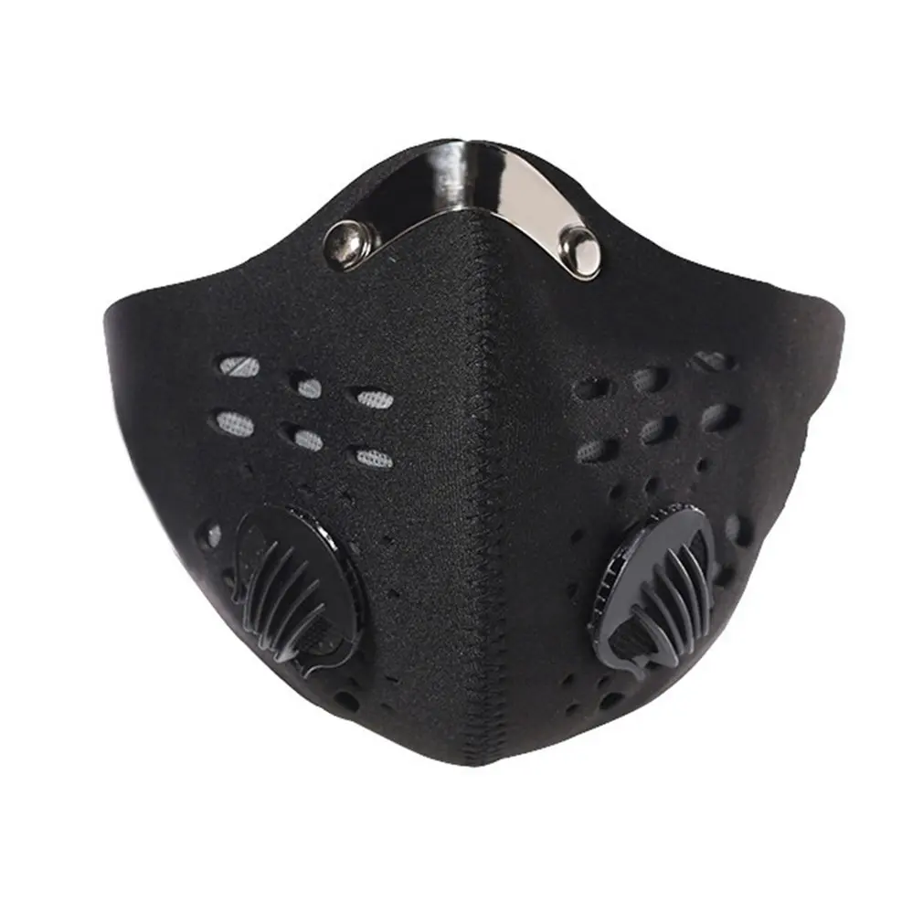 

1pcs Breathable Activated Carbon Cycling Running Outdoor Sports Half Face Mask Dustproof Mountain Bike Protector Mask Filter