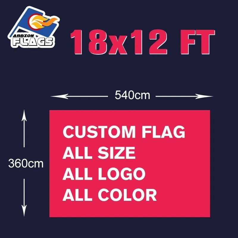 

18x12FT Custom Banners 540x360cm Free Design Customize Flags LGBT Flag 100D Polyester 360x240cm 12x8FT 2018