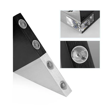 

Triangle Led Wall Lamp Industrial Light Indoor Bedroom Outdoor Lighting Sconce Led Lamp Fixtures House Lamparas AC 90-264V