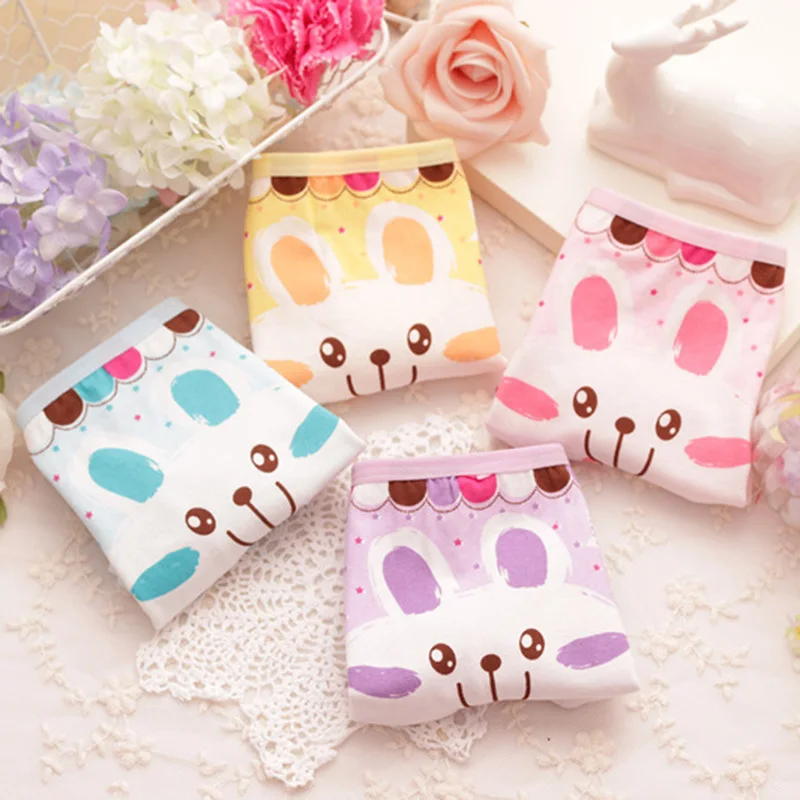 

Girl's Underwear 4Pcs/lot Children Panties Girls' Briefs Female Child Underwear Baby Girl Panty For 2-10 Years