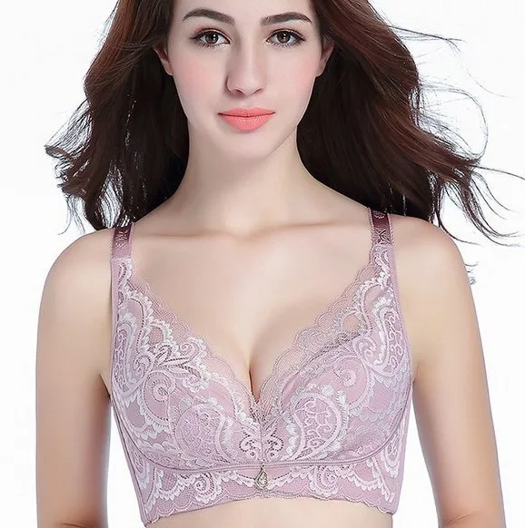 

Women Sexy Lace Halter Bralette Unlined Underwear Bras Intimate Ultrathin Crop Top Floral 3/4 Cups 75 80 85 90 95 B C D E F New