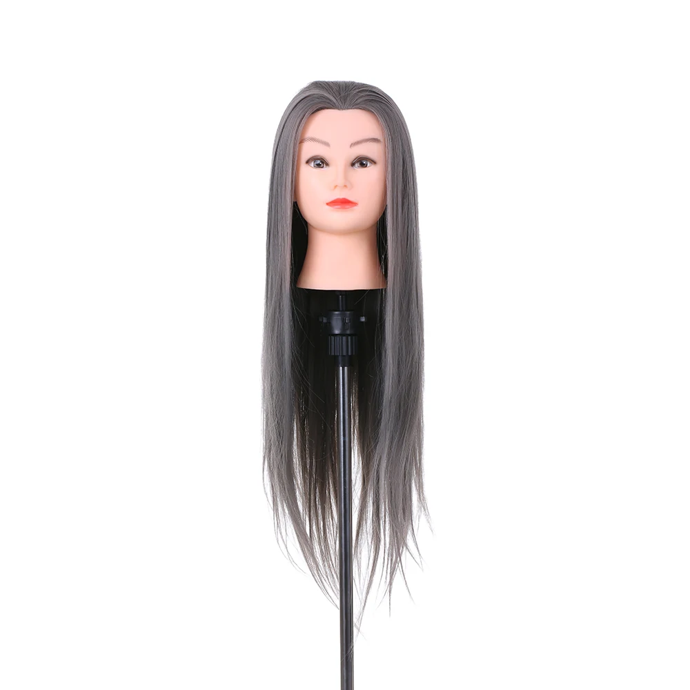 

Hot Sale 26" Mannequin Head With Golden Hair Training Hairdressing Practce Dummy Dolls Barber Hairstyles Training Manikin Heads