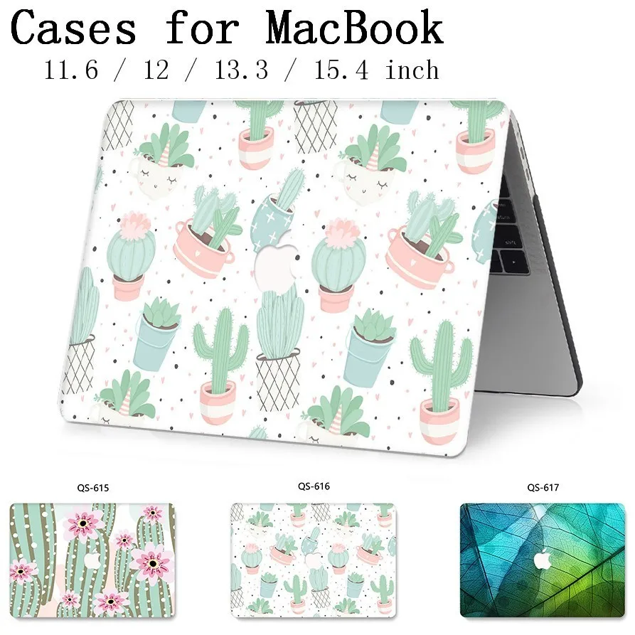 

2019 Laptop Case New Tas For Apple MacBook Air Pro Retina 13.3 15.4 Inch 11 12 13 15 With Screen Protector+Keyboard Cove Cheap