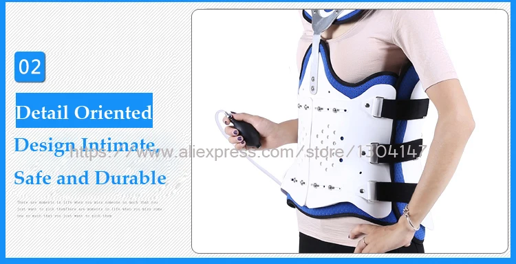 Medical Thoracolumbar Orthosis Adjustable Spine Lumbar Support Thoracic After Fracture Fixation Waist Brace Compression Fracture