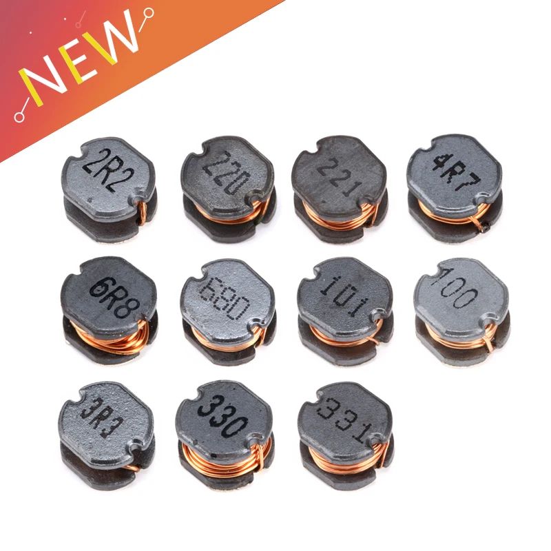 10 шт./лот SMD силовой индуктор CD75 3.3uH 2.2uH 4.7uH 6.8uH 10uH 22uH 33uH 47uH 100uH 220uH 330uH 470uH 100 220 330 470 101
