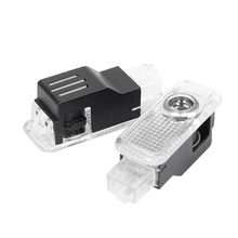 2 LED puerta coche láser fantasma sombra lámpara de proyector de logotipo de luz para Audi A3 8P 8V 8L V8 A4 B5 B6 B7 B8 B9 A6 C5 C6 C7 Q3 Q7 Q5 A5 A7