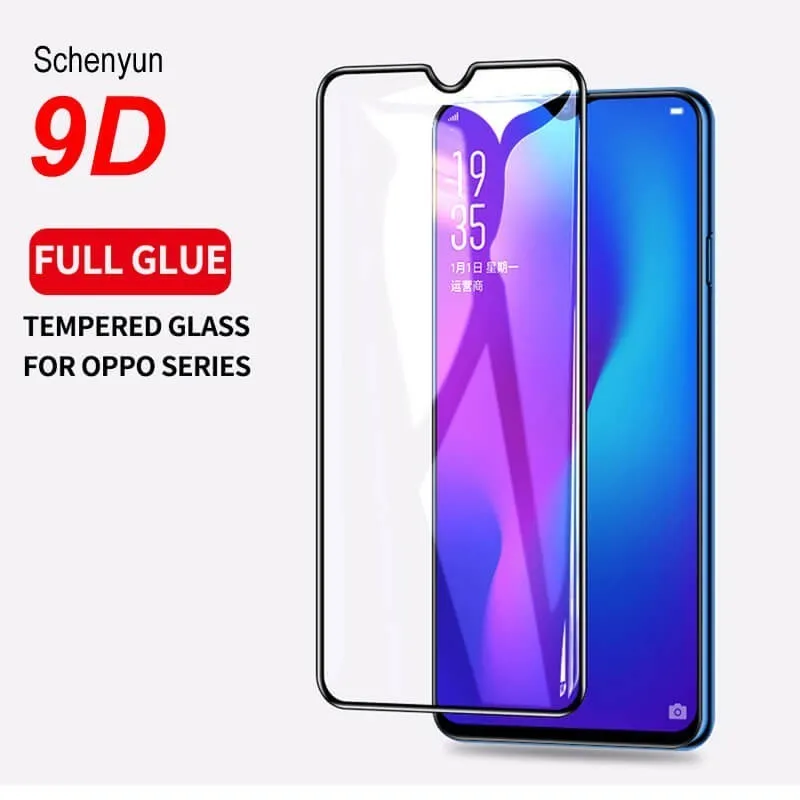 9D Экран протектор для Oppo F11 Pro F7 R17 R15 Rx17 A5X A5S IQOO Рено A3s полное покрытие край