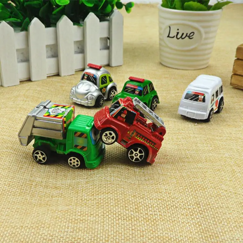 6 шт. литая модель автомобиля, игрушка для мальчиков, Детский Светильник Brinquedos, коллекция автомобилей, рождественские подарки