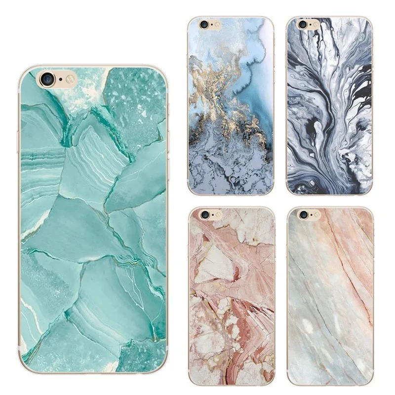 

New Marble Paint Slim Phone Case for iPhone X XS XR Max 8 7 6 6S Plus Matte Drop Protection Case