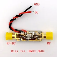 10 MHz-6000 MHz 6GHz широкополосный RF Смещенный Фидер RF блокатор изолятор Смещенный тройник для волны RTL SDR LNA ham радио усилитель антенны