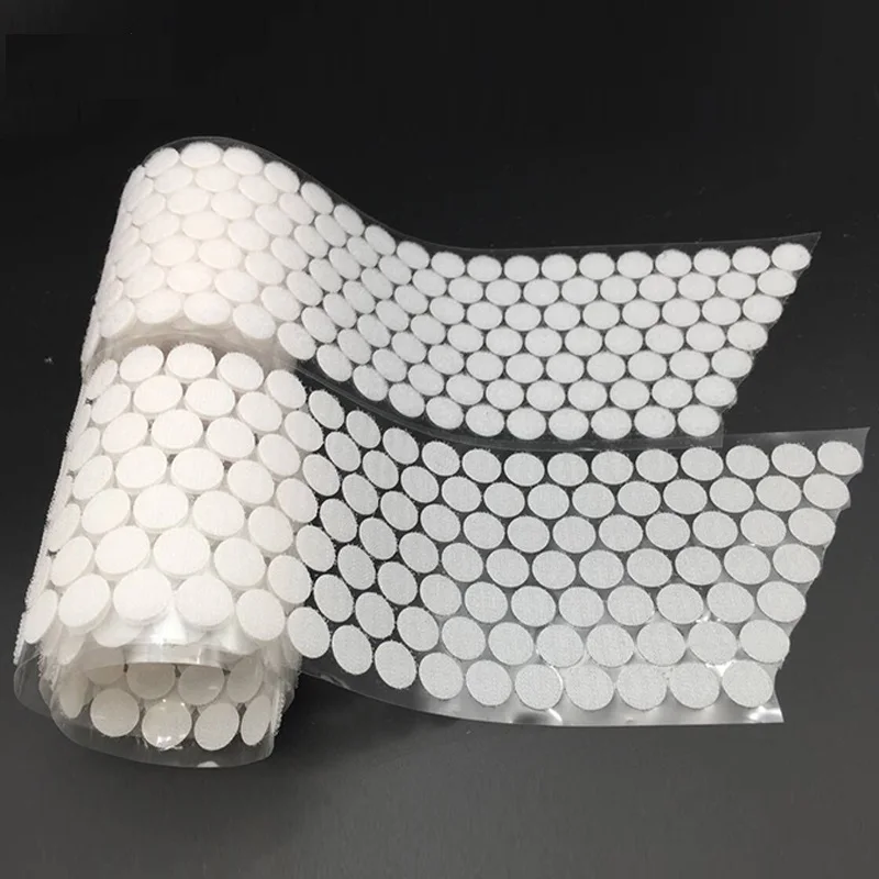 

10/15/20/25mm 100 Pairs Dots Magic Sticker Hook And Loop Double-sided Strong Self Nylon Adhesive Tape Snap Button Sewing Tools