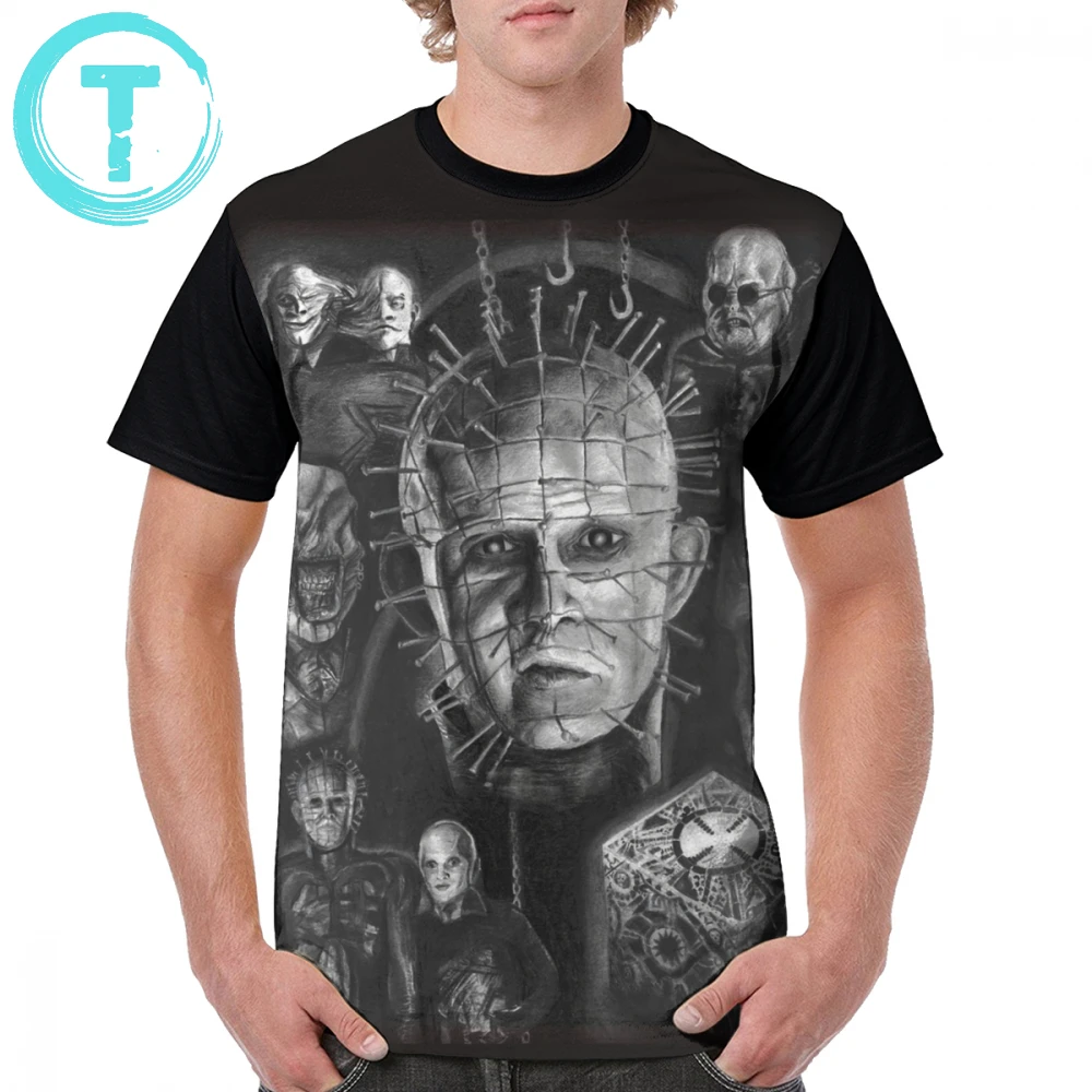 Футболка Hellraiser коллекция Hellraiser-Artist-Tony Orcutt футболка плюс размер повседневная графическая Мужская футболка с принтом