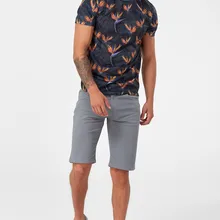 Trendyol мужские шорты серый-5 карман Смарт-Повседневный