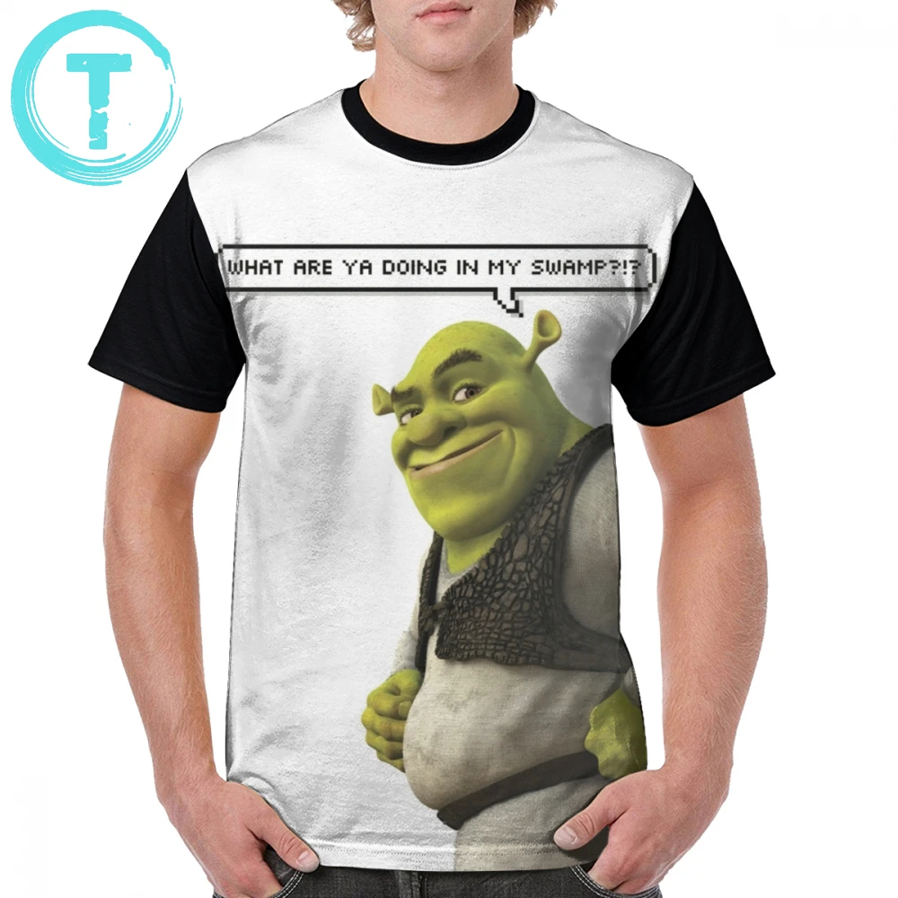

Shrek T Shirt Shrek T-Shirt Short-Sleeve Man Graphic Tee Shirt Funny XXX Fashion Polyester Printed Tshirt