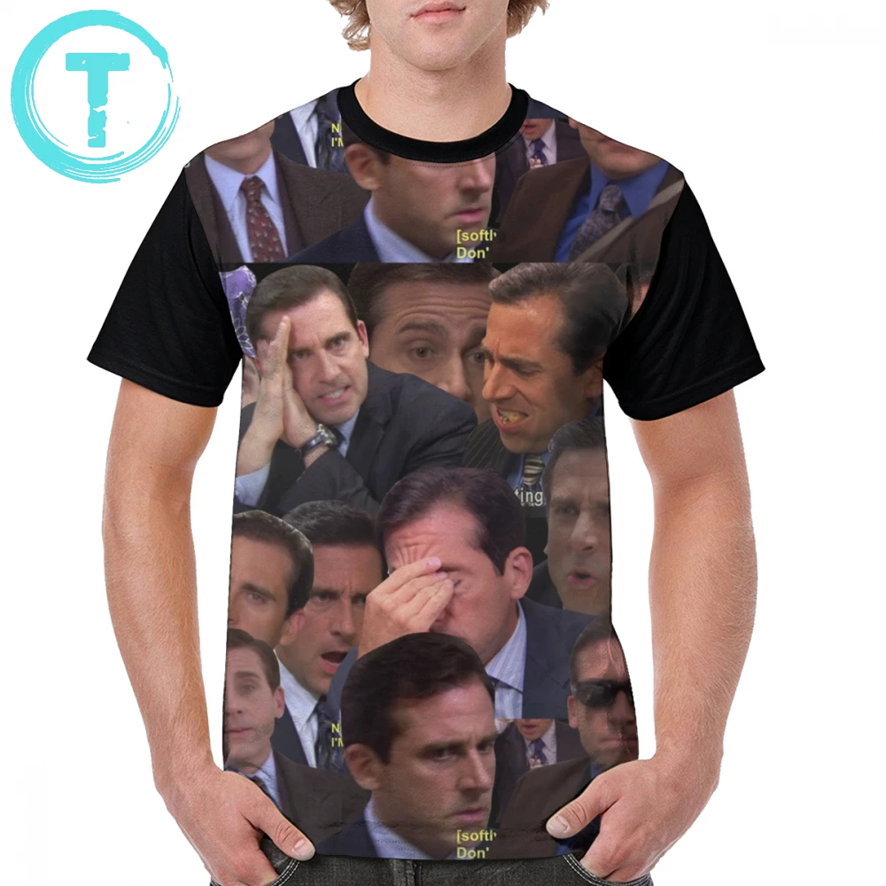 

The Office Tv T Shirt The Office Set T-Shirt 100 Percent Polyester Oversize Graphic Tee Shirt Mens Summer Cute Print Tshirt