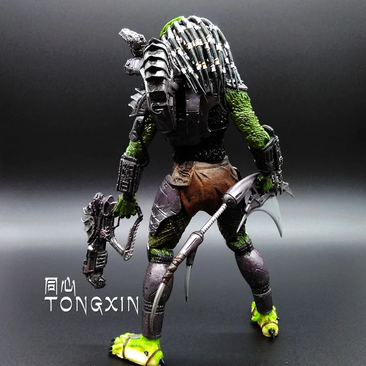 7 дюймов Alien VS Predator Jagged Warrior Warfare собака один волк AVP движущиеся куклы модель подарок на день рождения фигурка