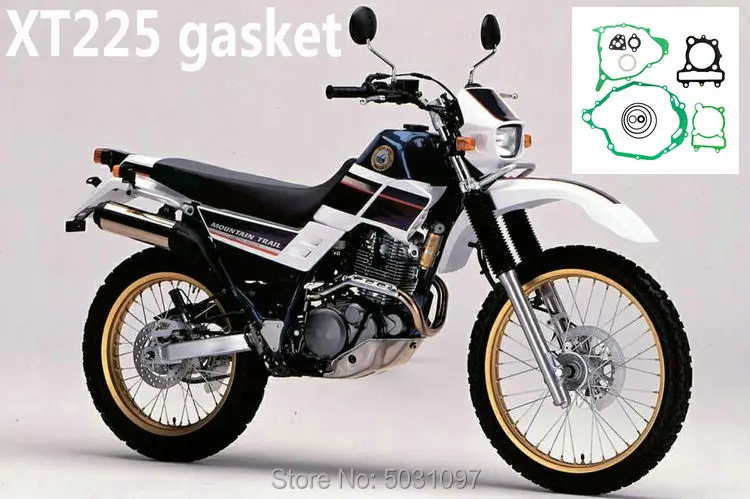 Бесплатная доставка полный комплект прокладок для двигателя мотоцикла Yamaha XT225