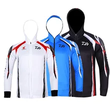 Летний Открытый Быстросохнущий с капюшоном рыболовный костюм Защита от солнца для рыбалки, с длинным рукавом Одежда пеший Туризм рубашка