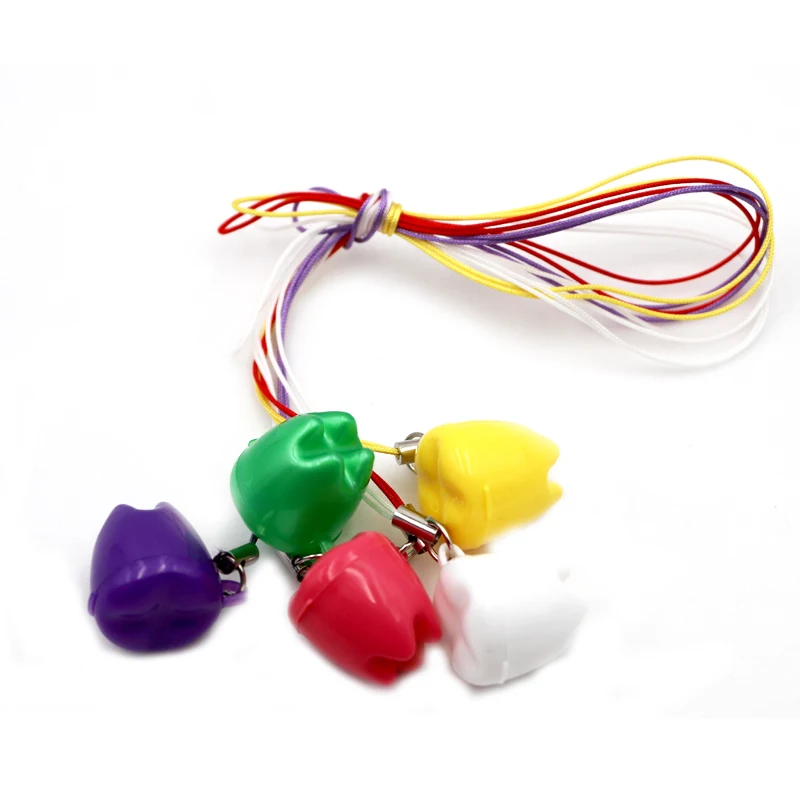 

5pcs Dental Baby Teeth Storage Box Colorful Children Milk Deciduous Teeth Mini Box Oral Tooth Souvenir