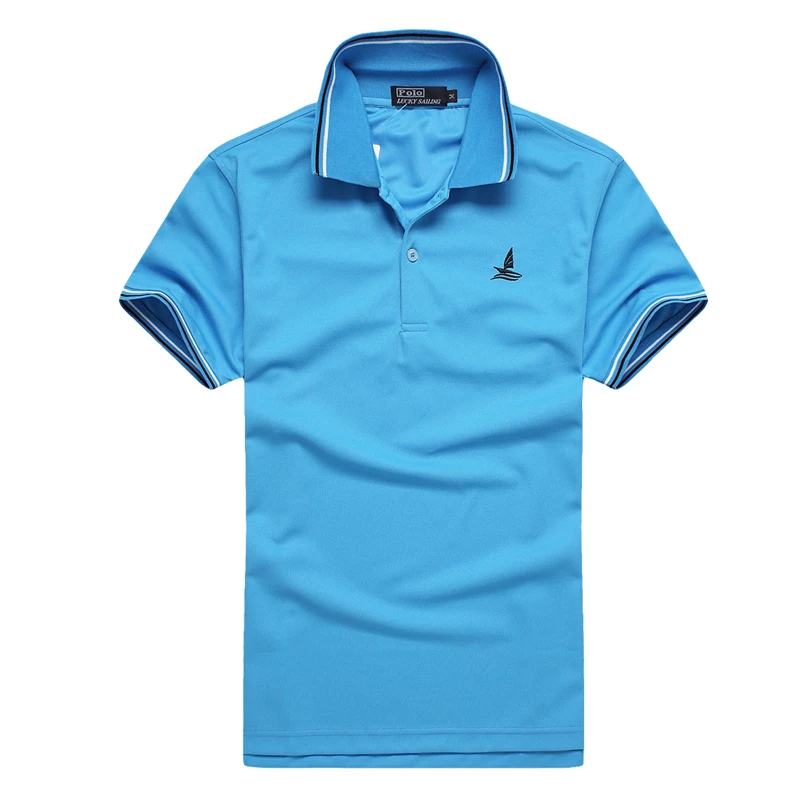 

Men Polo Shirt Collar Sport Jerseys T Shirts Golf Training Exercise Short Sleeve Sports Quick Dry Solid Tops Tees Golf Wear