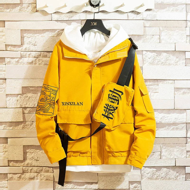 

2019 Summer New Korean Version Of The Couple Male Loose Hip Hop Cotton Wild Casual Bag Hooded Jacket M-2XL Streetwear Discount