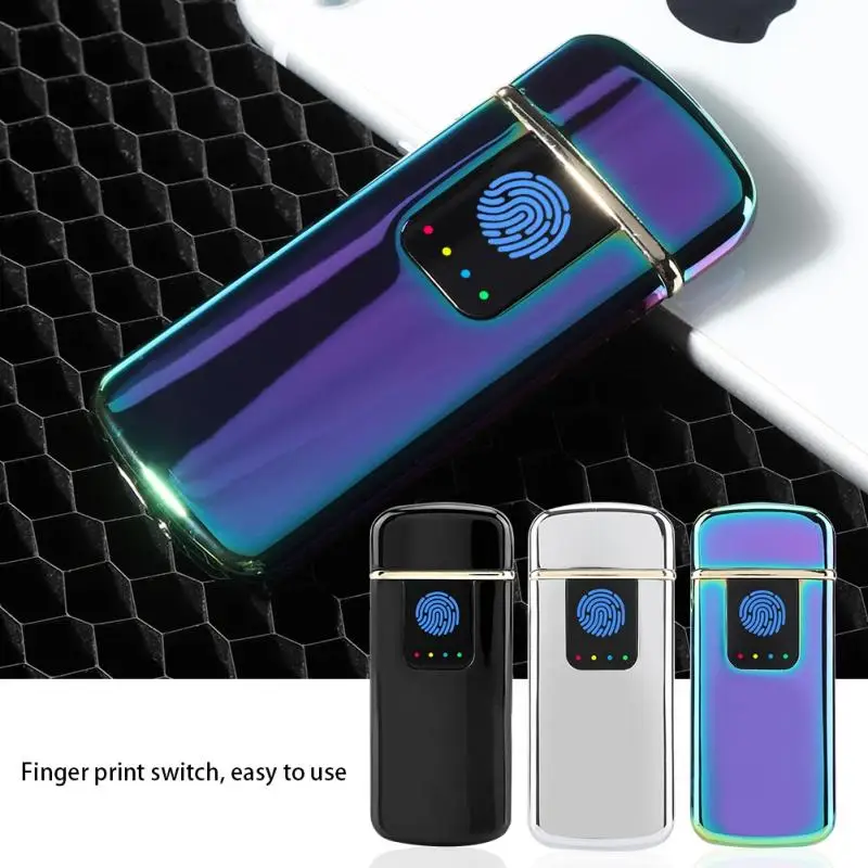Мини Usb перезаряжаемая Электронная Зажигалка Ветрозащитная беспламенная