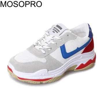 

MOSOPRO Platform Women Sneakers Walking Shoes Antislip Spring Woman's Shoes Autumn Tennis Shoes Sport Running Sneakers S040