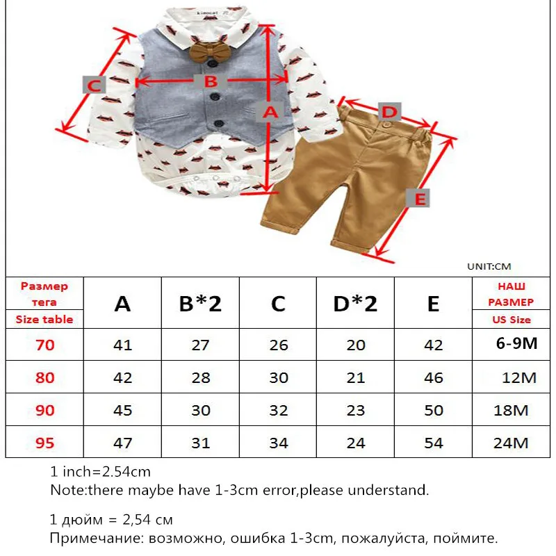 Комплекты одежды для новорожденных мальчиков; комбинезон с галстуком+ жилет+ брюки; комплект из 3 предметов; Детский Костюм Джентльмена; Carters; осенне-Весенняя детская одежда для мальчиков