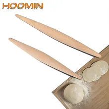 HOOMIN помадка торт тесто ролик антипригарная Скалка Дерево инструмент для приготовления пасты клецки кожи чайник двойной наконечник 23 см/28 см