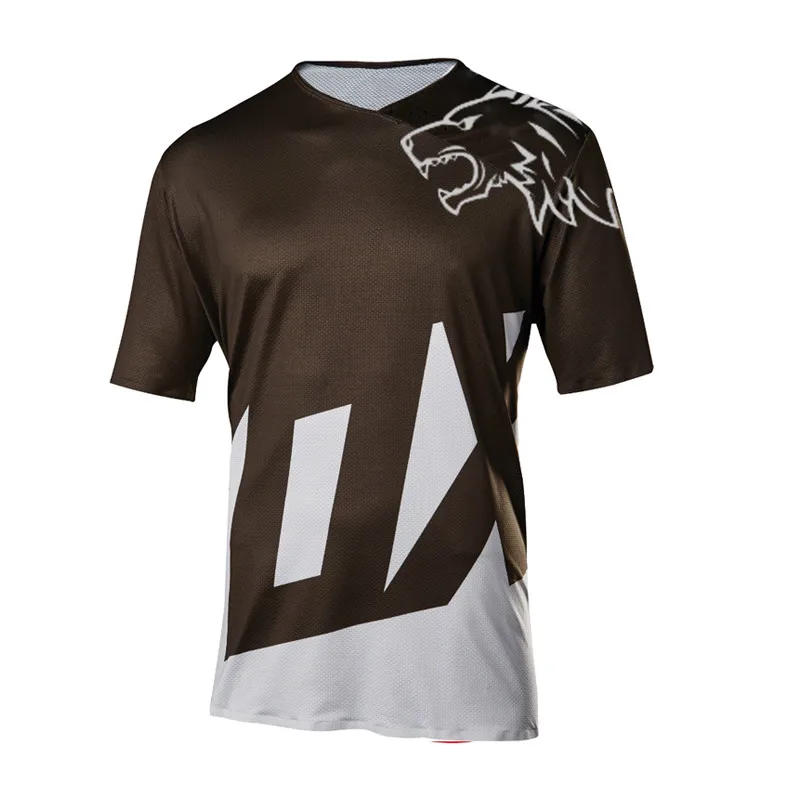 

2018 black red mtb Enduro cycling maillot offroad motocross bmx bike jerseys 2018 summer downhill short clothes dh tshirt hot